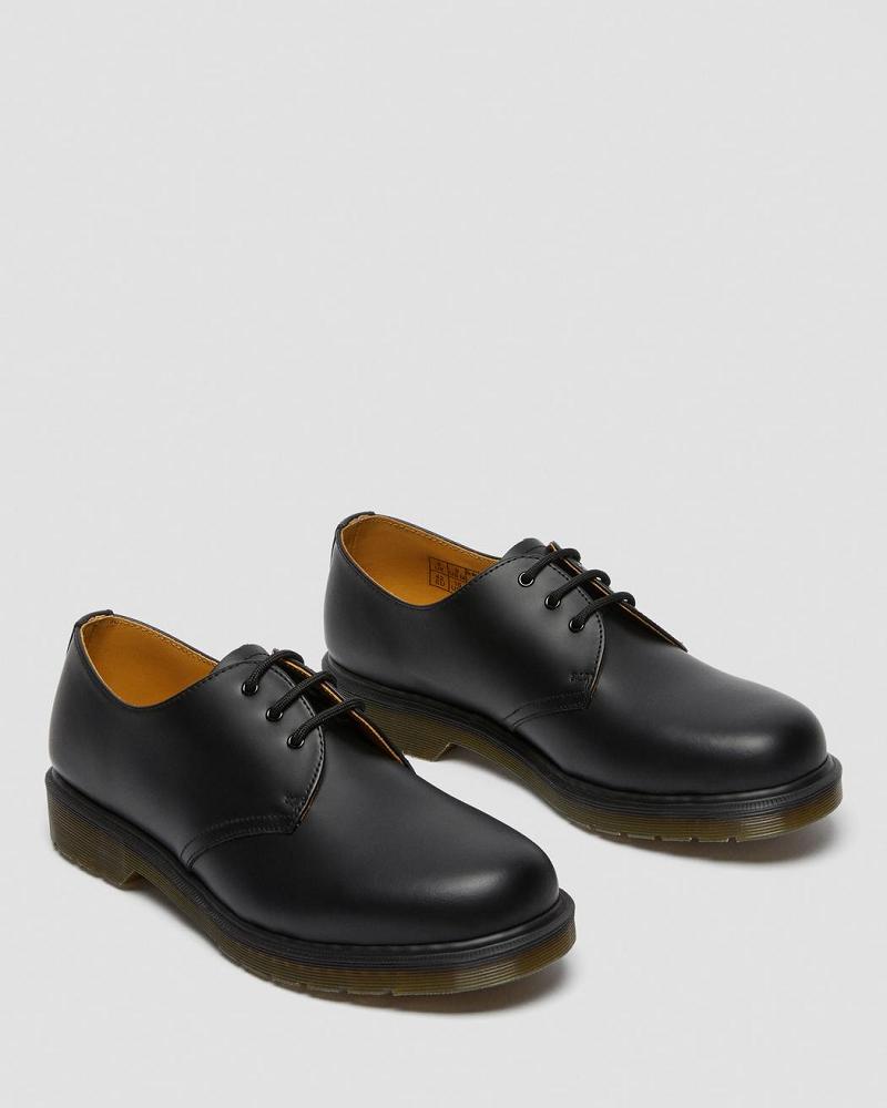 Dr Martens 1461 Plain Welt Smooth Leren Oxford Schoenen Heren Zwart | NL 214UZG